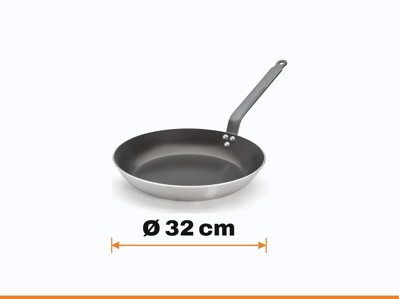 Dimensions de la poêle ronde choc access : Ø 32 cm