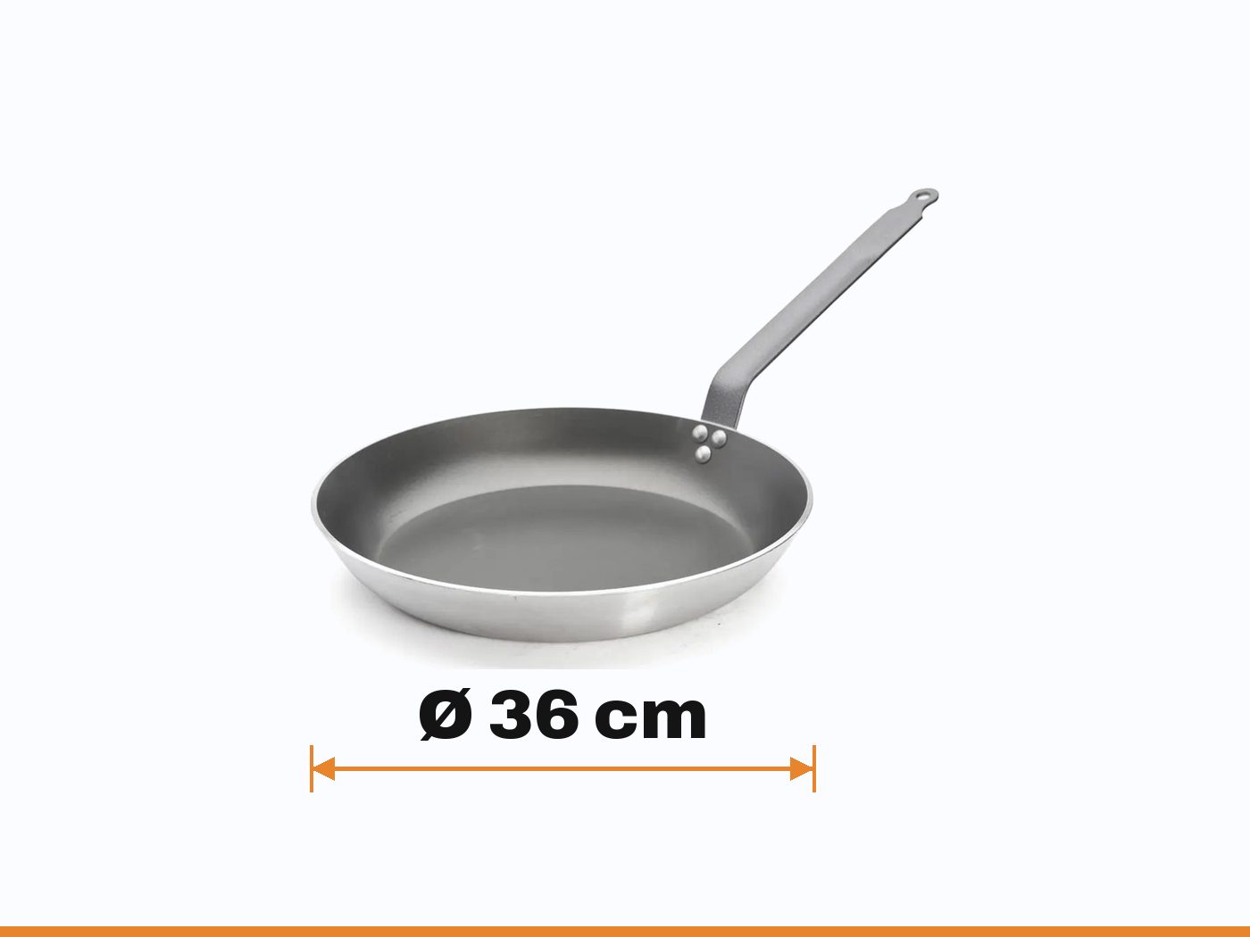 Dimensions de la poêle ronde choc access : Ø 36 cm