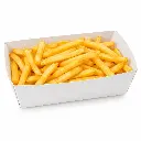 Ravier à frites carton blanc C94, le grand format rempli de frites