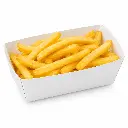 Ravier à frites carton blanc CR0/955 garni d'une petite portion de frites