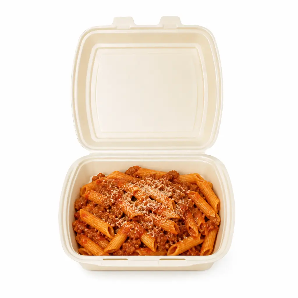 boite-repas-ap4-creme-xps-1-compartiment-pates-bolognaises.webp