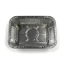 Fond moulé de la barquette aluminium 825 ml vu de dessus