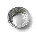 Godet aluminium 150 ml vu de dessus, paroi cannelée et fond lisse