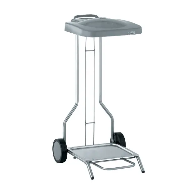 Tournus Porte-sac mobile couvercle à pédale, pour sacs 100/130 l dimensions 450 x 535 mm hauteur 900 mm