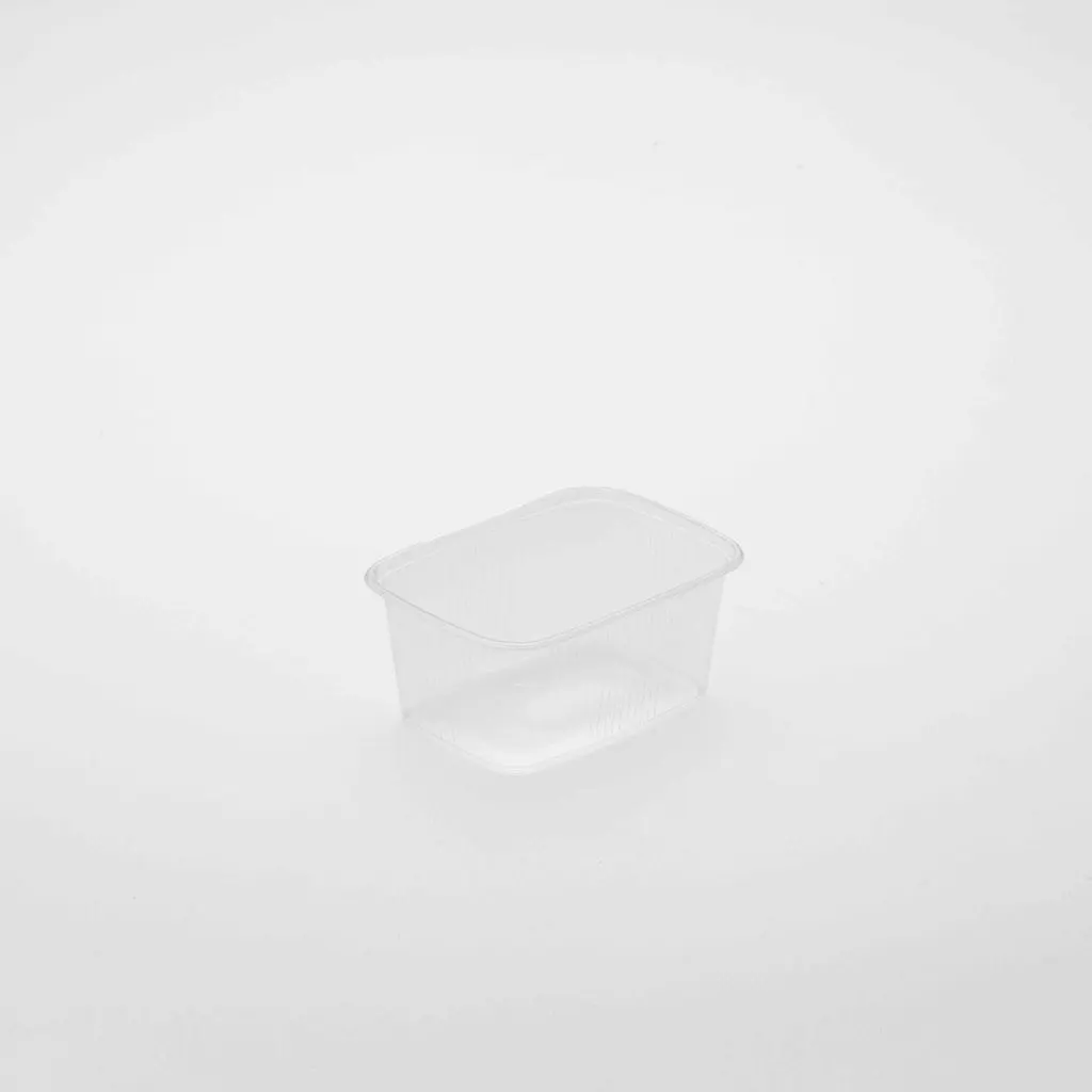 Barquette Charcuterie 108R Rectangulaire 250CC RPP transparent 100PCS