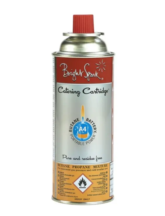 Kitchen butane cartridges — pack of 4