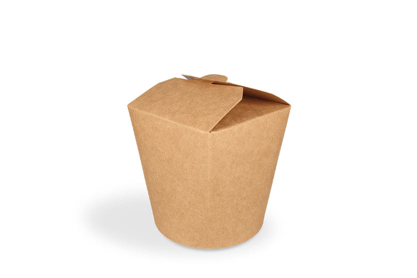Kraft pasta cone 750ml 26oz 500 pcs – food packaging