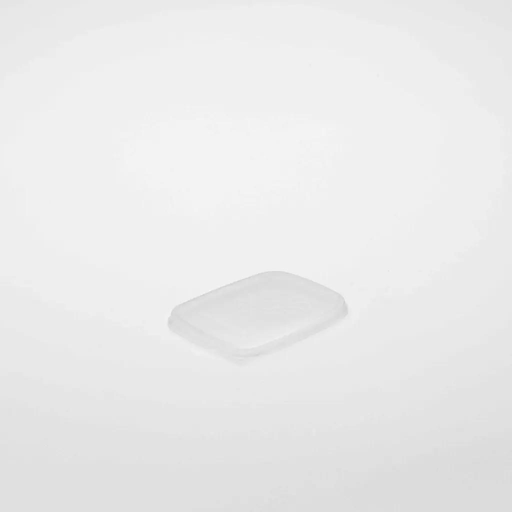 COUVERCLE BARQUETTE CHARCUTERIE 108R RECTANGULAIRE RPP TRANS 100PCS