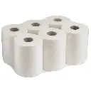 Wiping centrefeed roll 2-ply white – F&G – 6 rolls
