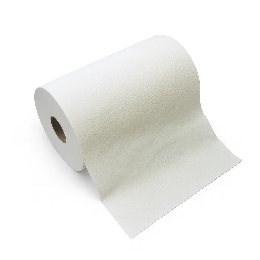 Poetsrol middelafrol mini wit 2-laags – F&G – 12 rollen