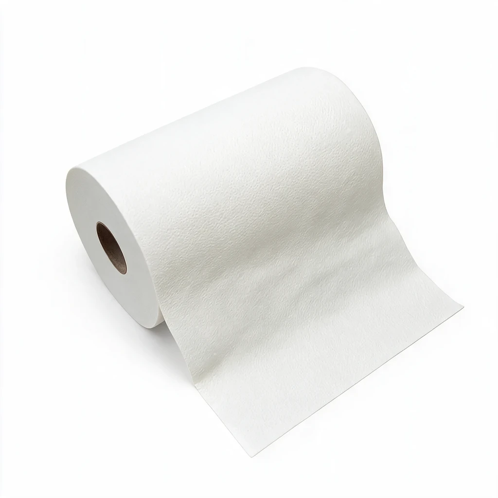 Papier d'essuyage à dévidage central mini blanc 2 plis – F&G – 12 rouleaux