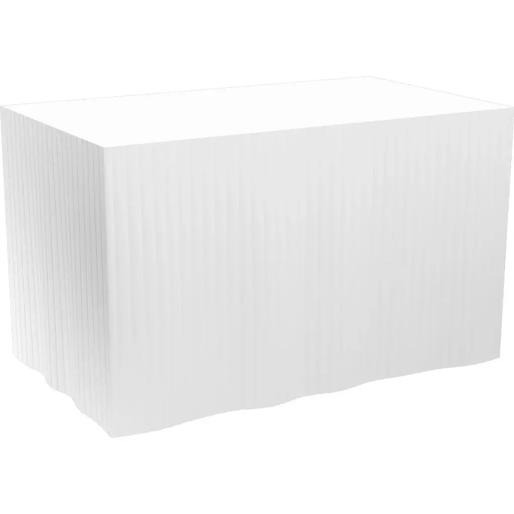 Evolin Tischdecke 0,72 x 4 m Uni Weiß