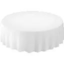 Nappes Evolin® Rond 240 cm Uni White 10PCS