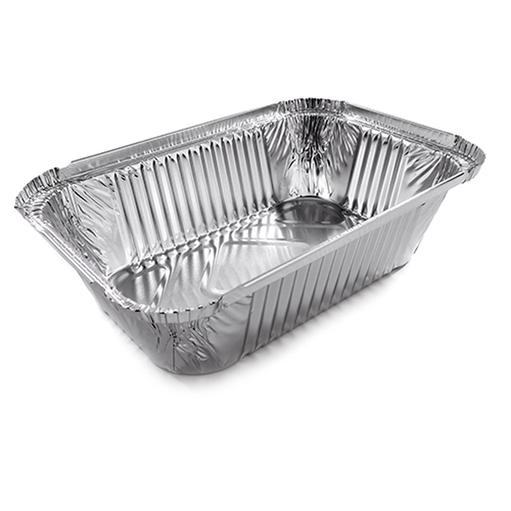 Ravier aluminium 940 cc – 202 × 137 × 50 mm – carton de 1000