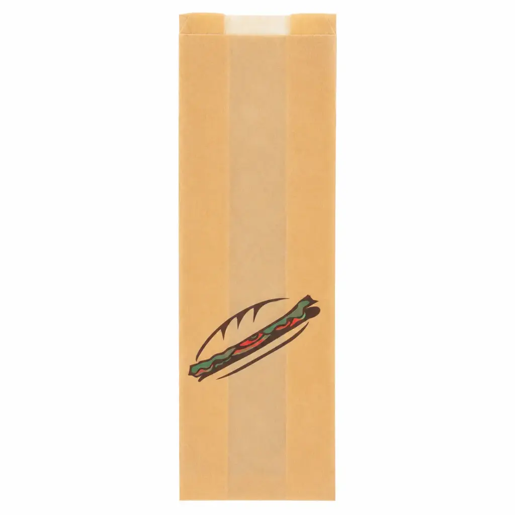 Sandwich bags 12x6.5x38cm brown 1500PCS