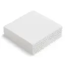 Serviettes Blanches 33x33cm 1 pli 10 pack / carton 6kg +/- % Tolerance