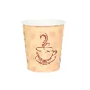 Gobelet cafe carton 8oz 236ml imprime couleur 1000 pcs