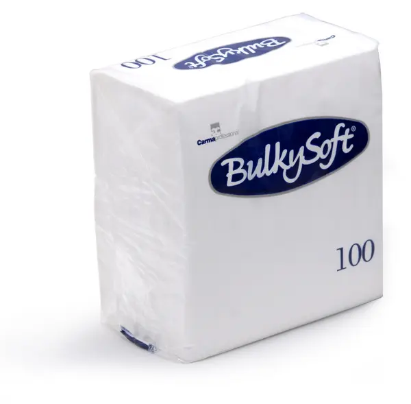 BulkySoft® Napkins Servietten Weiß 2-lagig 33x33 cm 2000 Stk. 32980