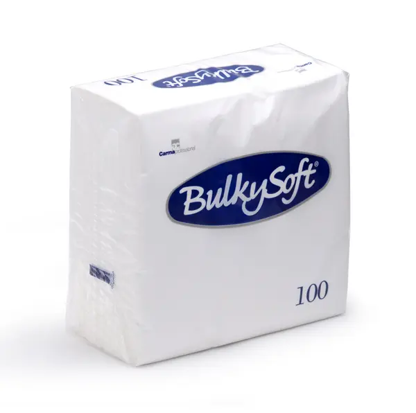 Serviettes BulkySoft® Napkins Blanches 3 Plis 40x40 cm 1000PCS 32100