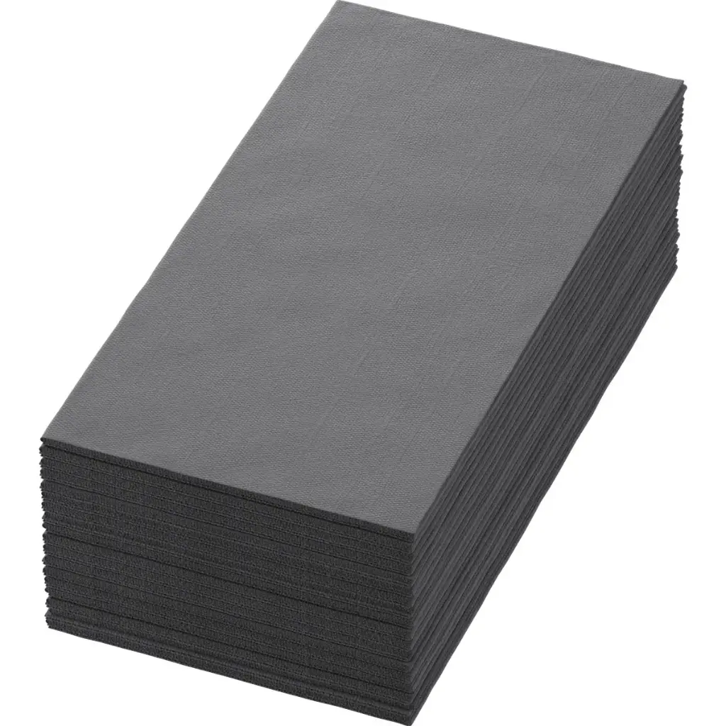 Airlaid Bio Napkins Dunisoft® 40x40 cm 1/8 Fold 360PCS Grey Granite