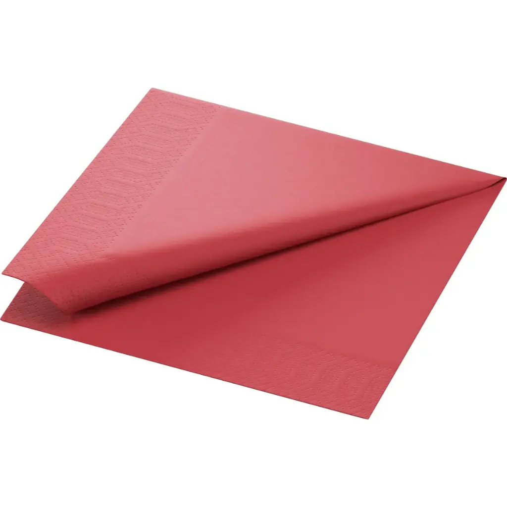 Napkins Wadding 40x40 cm 3-Ply 1000PCS Bordeaux