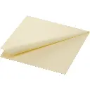 Serviettes crème 40x40cm 2 plis 1250PCS