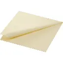 Serviettes crème 40x40cm 3 plis 1000PCS