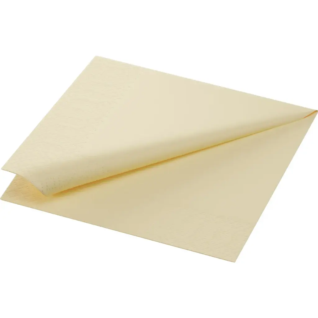 Serviettes crèmes 33x33cm 2 plis  2000PCS