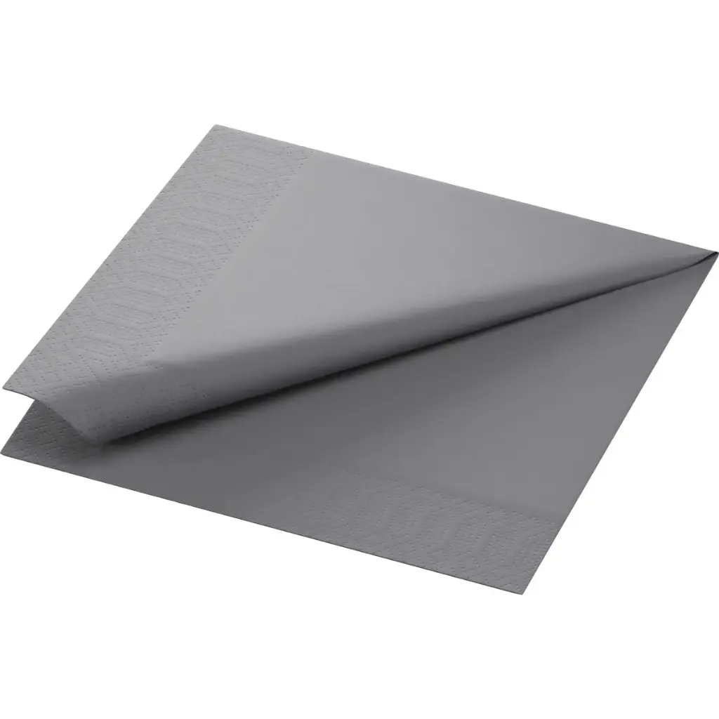 Napkins Tissue 40x40 cm 2-Ply 1250PCS Grey Granite