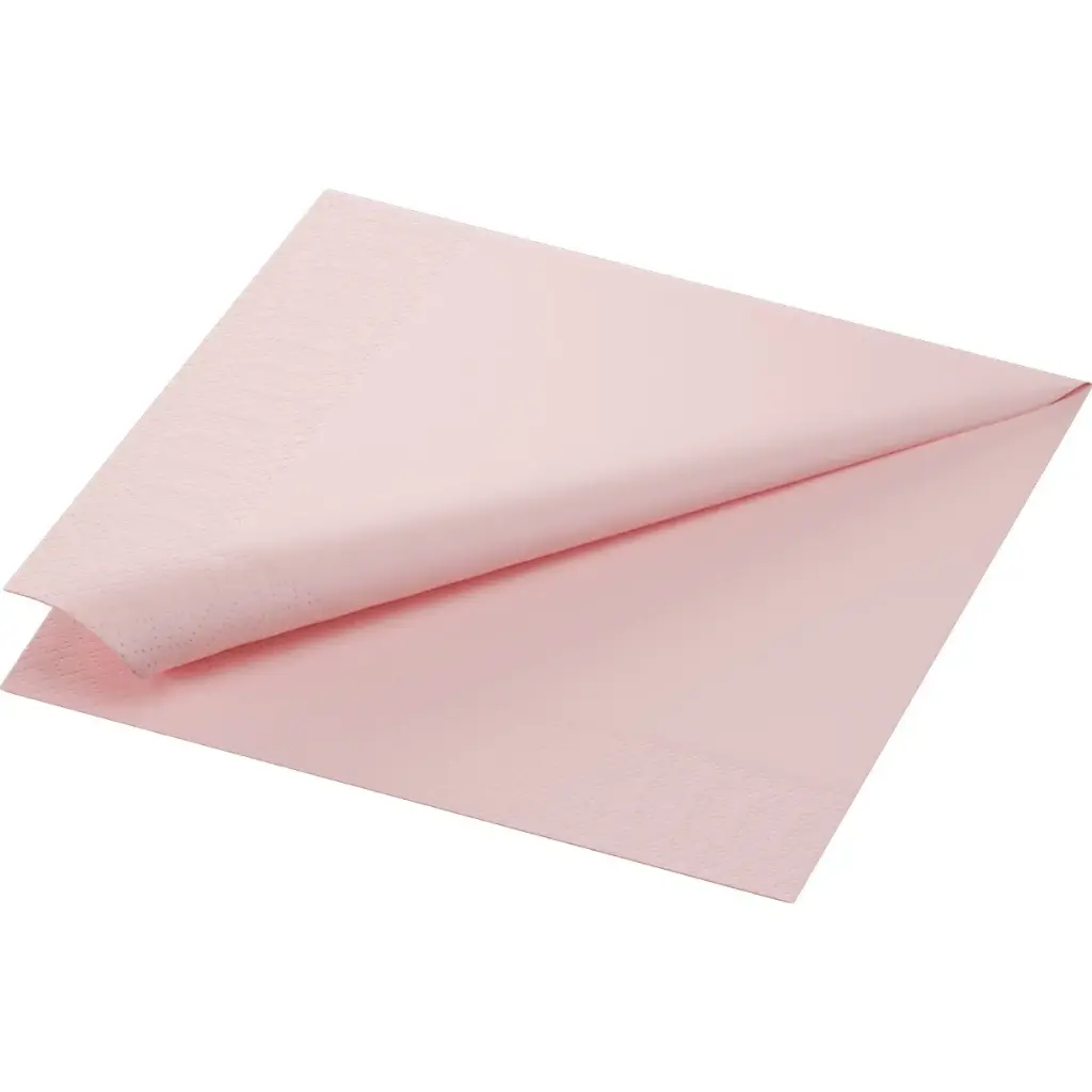 Serviettes Ouate 40x40 cm 3 Plis 1000PCS Mellow Rose