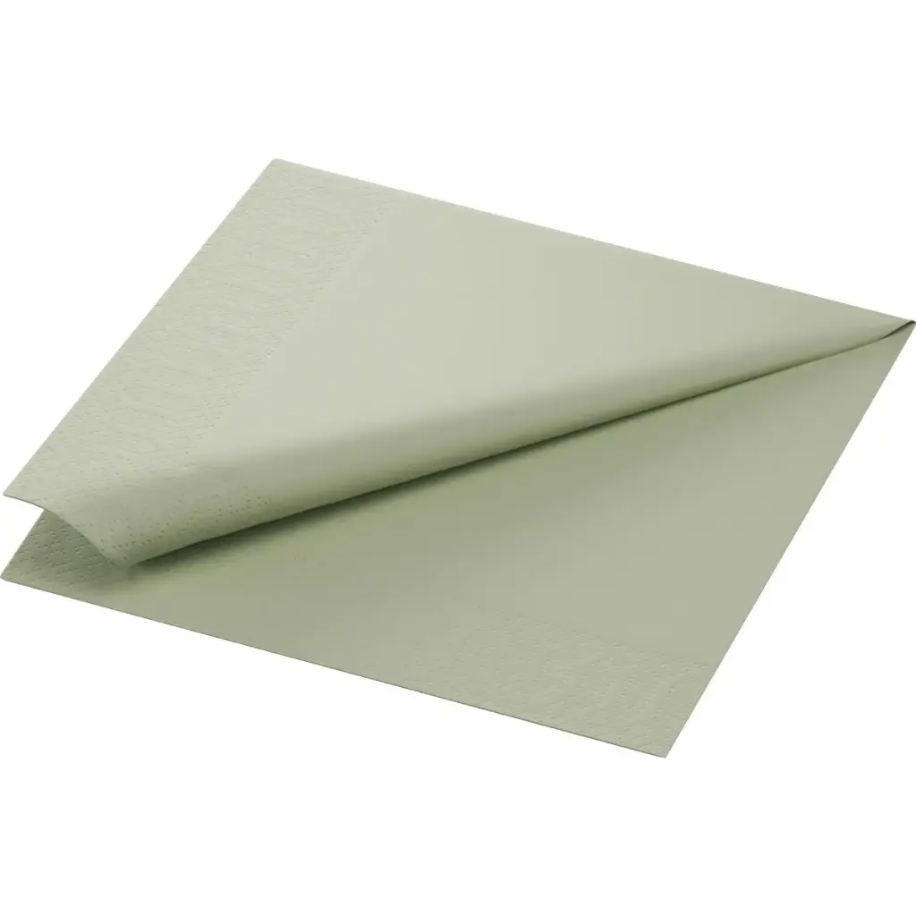 Serviettes Ouate 40x40 cm 2 Plis 1250PCS Pistachio Green