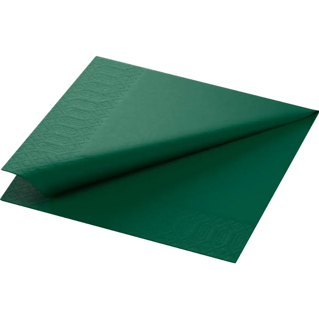 Papieren servetten 33x33 cm 2-laags 2000PCS Donkergroen