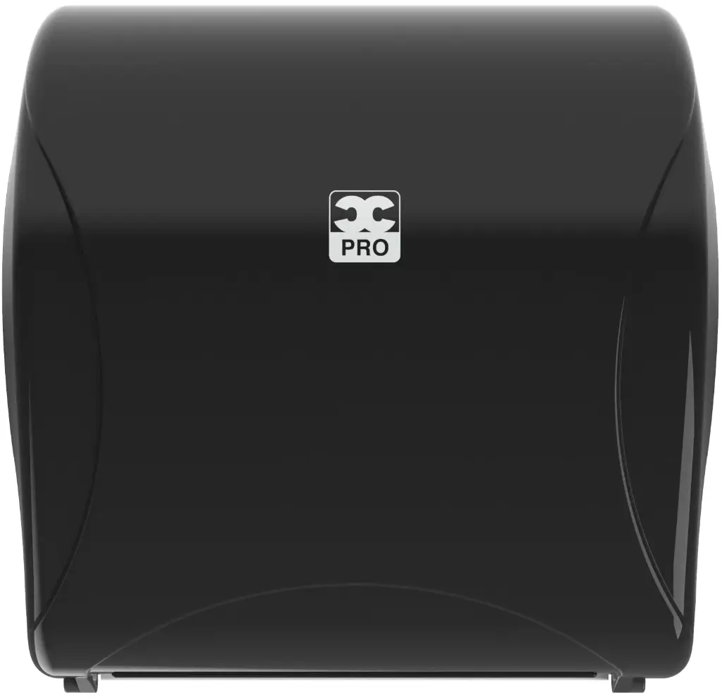Papieren handdoekdispenser Autocut BulkySoft Essentia Ultra Compact Zwart 01372