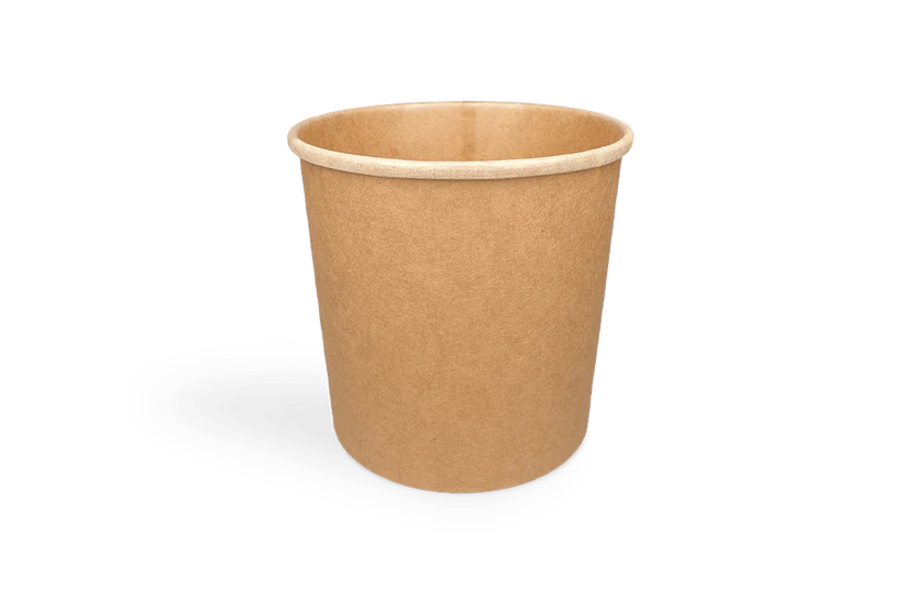 Kraft Soup Pot 960cc 500 pcs – food packaging