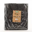 Paille en carton noir 230 x 6 mm 150 pièces
