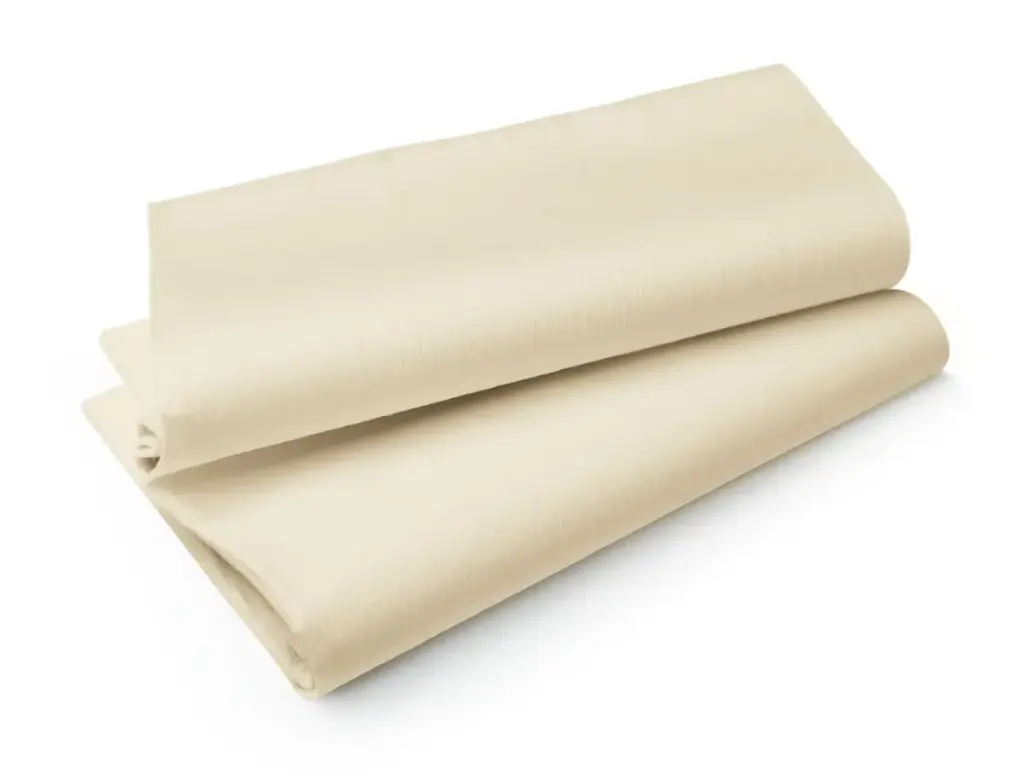 Evolin Tischdecke Duni 110x110 cm Creme 50 Stück