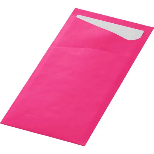 Pochettes à couverts Duni Sacchetto® 8,5x19 cm 500PCS Fuchsia