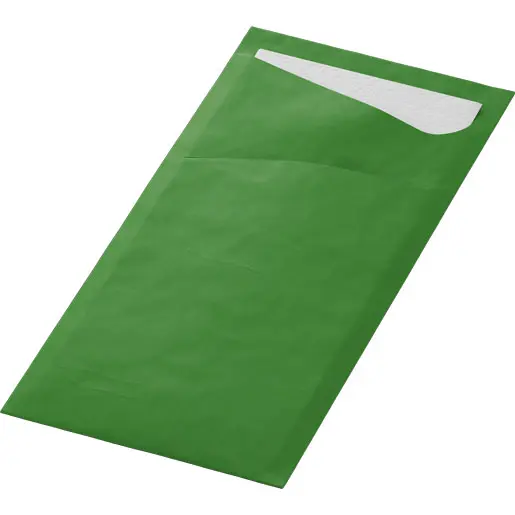 Pochettes à couverts Duni Sacchetto® 8,5x19 cm 500PCS Leaf Green