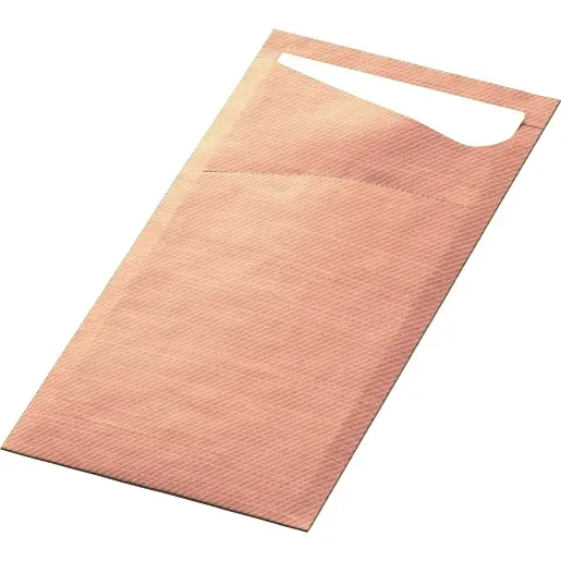 Pochettes à couverts Duni Sacchetto® 8,5x19 cm 500PCS Natural Brown
