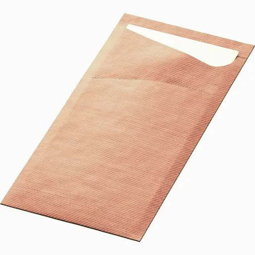 Pochettes à couverts Duni Sacchetto® 8,5x19 cm 500PCS Eco Brown