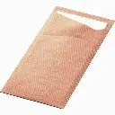 Pochettes à couverts Duni Sacchetto® 8,5x19 cm 500PCS Marron éco