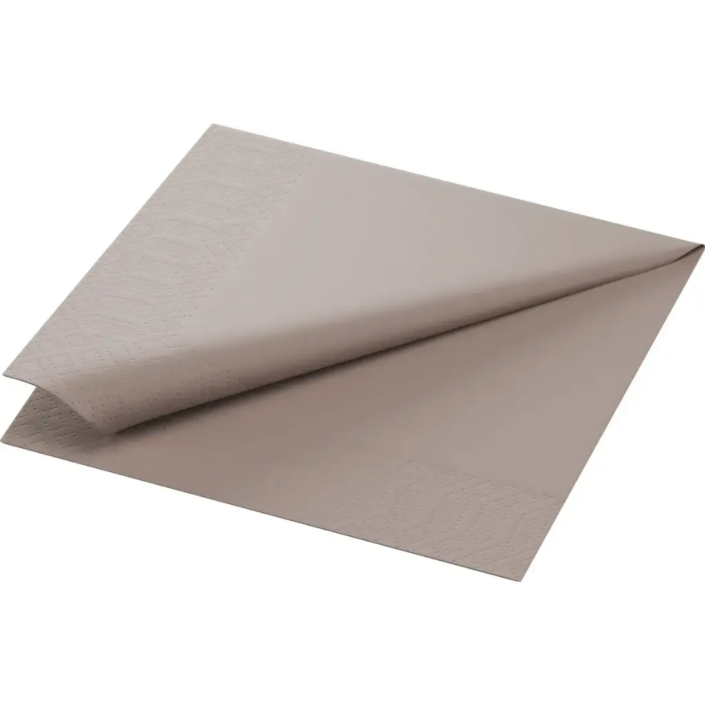 Serviettes Ouate 33x33 cm 3 Plis 1000PCS Greige