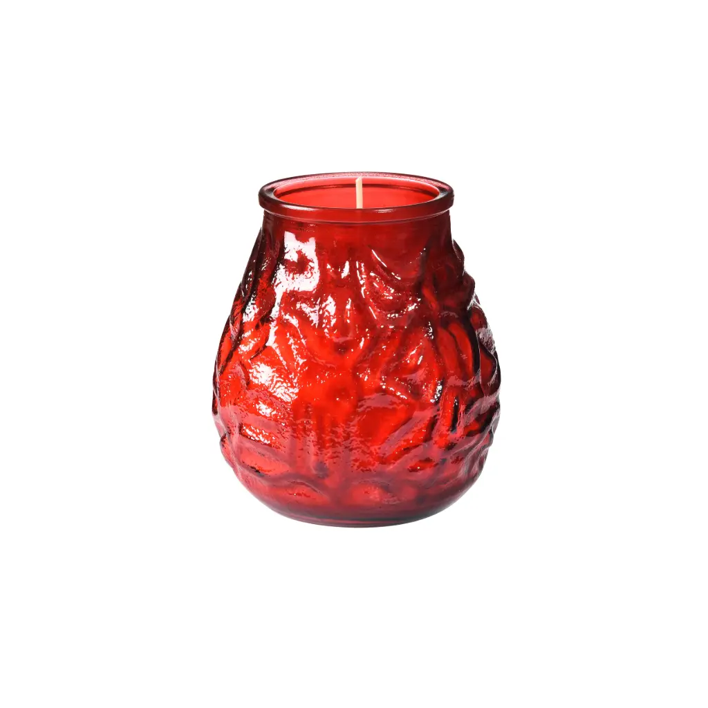Bougies Venitiennes Rouges Bolsius Low Boy 12 pcs