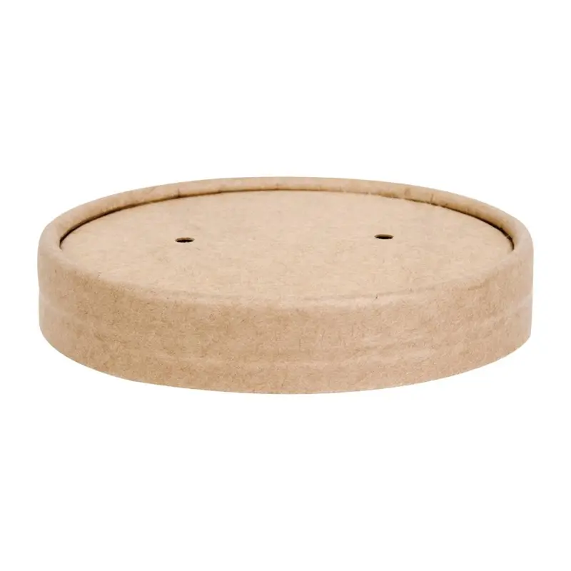 Couvercle pot à soupe 960CC en Kraft 500PCS