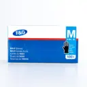 Gants nitrile jetables noirs M – sans poudre, sans latex – F&G – 10 x 100 pcs