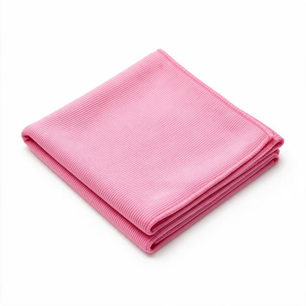 Lavette / chiffon microfibre Rose 40 x 40cm - 10PCS