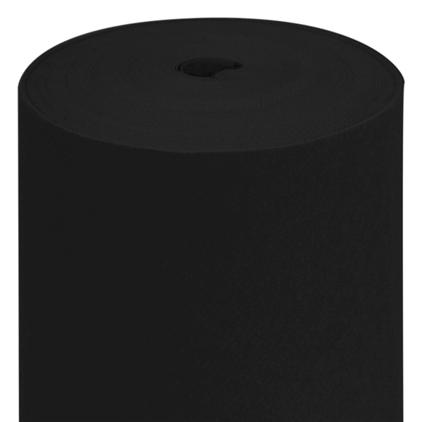 Nappe en rouleau Airlaid Noire 1,2x50m