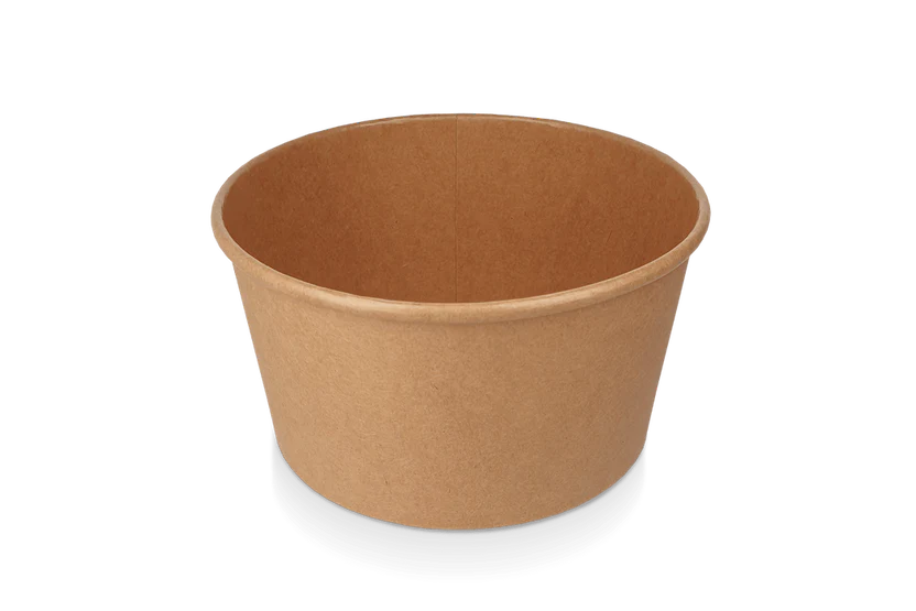Bol à salade 1000ml en carton brun 300PCS