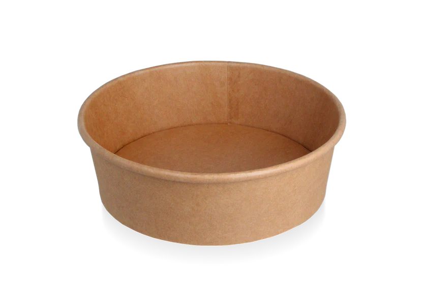 Bol à salade 1100ml en carton brun 300PCS