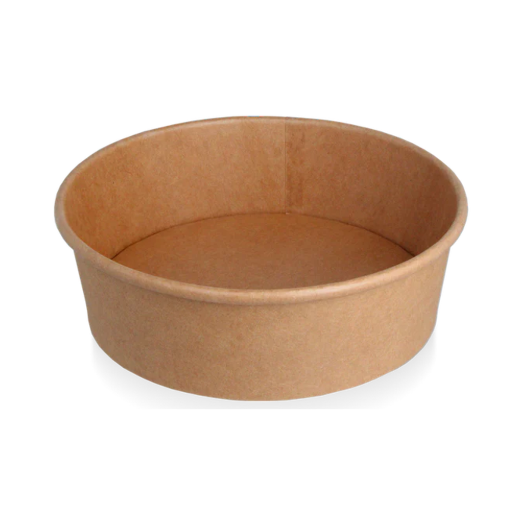 Kraft Salad Bowl 1100ml 300 pcs – food packaging